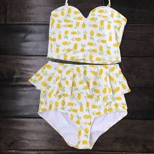 Kortni Jeane Pineapple Swimsuit